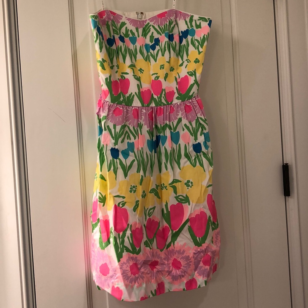 Lilly Pulitzer Floral Dress, Size 0
